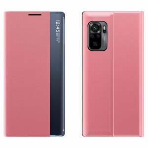 New Sleep knížkové pouzdro na Xiaomi Redmi NOTE 10 / NOTE 10S pink