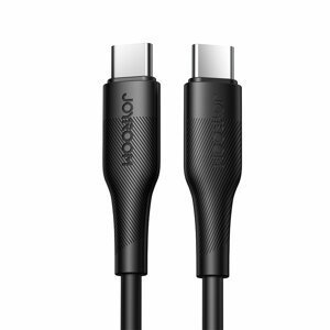 Joyroom S-02530M3 odolný TPU kabel USB-C / USB-C 3A 60 W 0,25m black