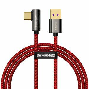 Baseus Legend extra odolný nylonem opletený kabel USB / USB-C 66W 1m red