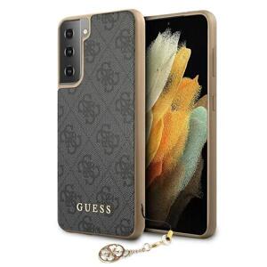 Guess GUHCS21MGF4GGR hard silikonové pouzdro Samsung Galaxy S21 PLUS 5G grey 4G Charms Collection