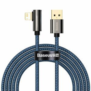 Baseus Legend extra odolný nylonem opletený kabel USB / Lightning 2.4 A 2m blue