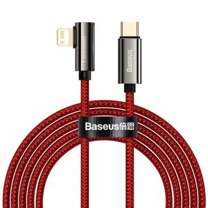 Baseus Legend extra odolný nylonem opletený kabel USB-C / Lightning 20W PD 2m red