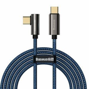 Baseus Legend extra odolný nylonem opletený kabel USB-C / USB-C 100W 5A 2m blue