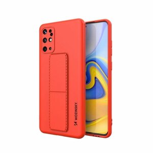 Wozinsky Flexibilní silikonové pouzdro se stojánkem na Samsung Galaxy S20 Plus red