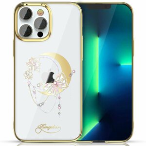 Kingxbar Moon Series pouzdro na iPhone 13 Pro 6.1" butterfly-gold