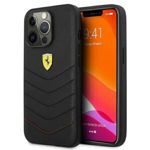 Ferrari FEHCP13LRQUK hard silikonové pouzdro iPhone 13 / 13 Pro 6.1" black Off Track Quilted