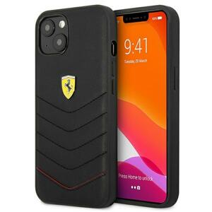 Ferrari FEHCP13SRQUK hard silikonové pouzdro iPhone 13 Mini 5.4" black Off Track Quilted