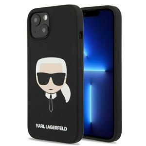 Karl Lagerfeld KLHCP13SSLKHBK hard silikonové pouzdro iPhone 13 Mini 5.4" black Silicone Karl`s Head