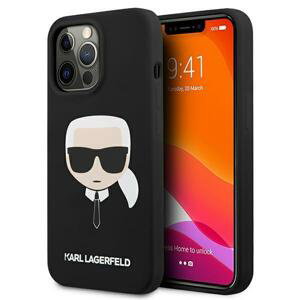 Karl Lagerfeld KLHCP13XSLKHBK hard silikonové pouzdro iPhone 13 Pro MAX 6.7" black Silicone Karl`s Head