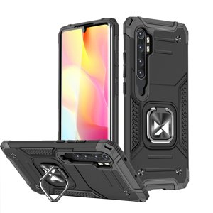 Wozinsky Hybrid pancéřové pouzdro s kroužkem na Xiaomi Redmi Note 10 Pro Black