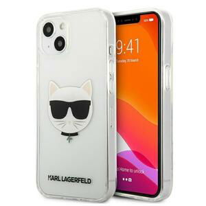 Karl Lagerfeld KLHCP13SCTR hard silikonové pouzdro iPhone 13 Mini 5.4" transparent Choupette Head