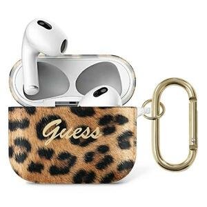 Guess GUA3USLEO pouzdro na Airpods 3. Generace gold Leopard Collection