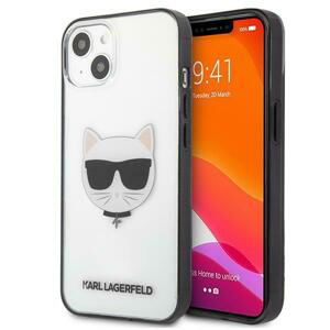 Karl Lagerfeld KLHCP13MHCHCK hard silikonové pouzdro iPhone 13 6.1" transparent Ikonik Choupette