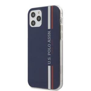 US Polo pouzdro na iPhone 12 / 12 Pro 6.1" Tricolor Vertical Stripes