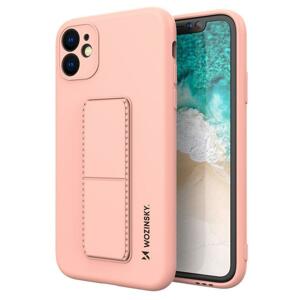 Wozinsky Flexibilní silikonové pouzdro se stojánkem na Samsung Galaxy A52 / A52 5G / A52s 5G pink