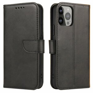 Magnet Case elegantní knížkové pouzdro na iPhone 13 Pro MAX 6.7" black