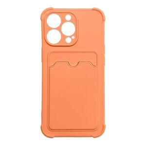 Silikonové pouzdro AirBag s kapsou na iPhone 13 Pro MAX 6.7" orange