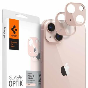 2 x KUSY Spigen Optik.TR ochrana 9H na celý fotoaparát iPhone 13 Mini 5.4" / iPhone 13 6.1" Pink