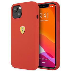 Ferrari FESSIHCP13MRE hard silikonové pouzdro iPhone 13 6.1" red Silicone