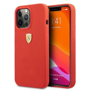 Ferrari FESSIHCP13LRE hard silikonové pouzdro iPhone 13 / 13 Pro 6.1" red Silicone