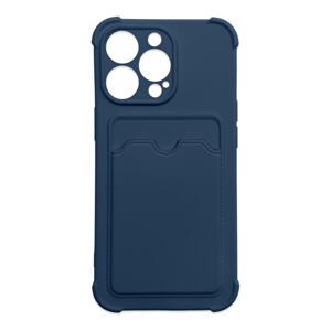 Silikonové pouzdro AirBag s kapsou na iPhone 12 Pro MAX 6.7" navy blue