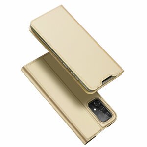 DUX DUCIS Skin knížkové pouzdro na Samsung Galaxy A73 5G Gold