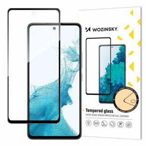 Wozinsky Celoplošně lepené tvrzené sklo 9H na Samsung Galaxy A53 5G/A52 black