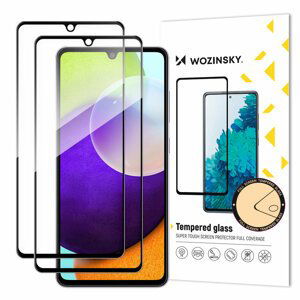 2 x KUSY Wozinsky Celoplošně lepené tvrzené sklo 9H na Samsung Galaxy A33 5G black