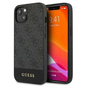 Guess GUHCP13SG4GLGR hard silikonové pouzdro iPhone 13 Mini 5.4" grey 4G Stripe Collection