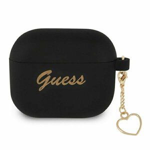 Guess GUA3LSCHSK pouzdro na Airpods 3. Generace black Silicone Charm Collection