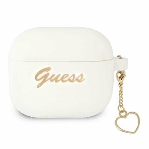 Guess GUA3LSCHSH pouzdro na Airpods 3. Generace white Silicone Charm Collection