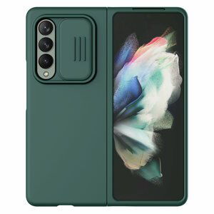 Nillkin CamShield Silky silikonové pouzdro na Samsung Galaxy Z Fold 3 Dark green