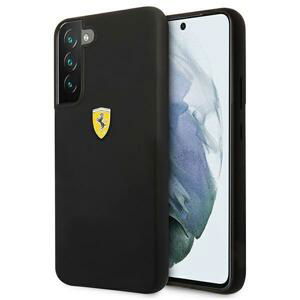 Ferrari FESSIHCS22MBK hard silikonové pouzdro Samsung Galaxy S22 PLUS 5G Black On Track Silicone