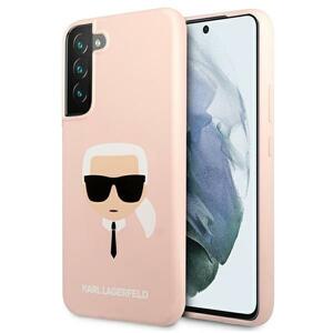 Karl Lagerfeld KLHCS22SSLKHPI hard silikonové pouzdro Samsung Galaxy S22 5G pink Silicone Karl`s Head