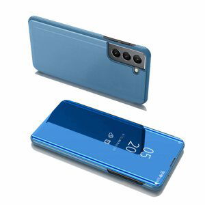 Knížkové pouzdro na Samsung Galaxy S22 5G s průhlednou přední stranou blue