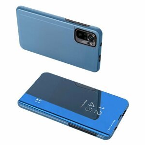 Knížkové pouzdro na Xiaomi Poco X4 NFC s průhlednou přední stranou Blue