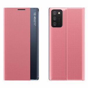 New Sleep knížkové pouzdro na Samsung Galaxy A03s pink