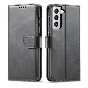 Magnet Case elegantní knížkové pouzdro na Samsung Galaxy S22 ULTRA 5G black