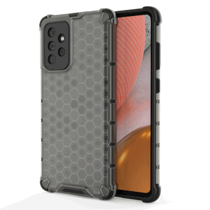 Honeycomb pancéřové pouzdro se silikonovým rámem pro Samsung Galaxy A53 5G Black