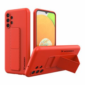 Wozinsky Flexibilní silikonové pouzdro se stojánkem na Samsung Galaxy A23 Red