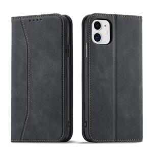 Magnet Fancy Case elegantní knížkové pouzdro na iPhone 12 6.1" Black