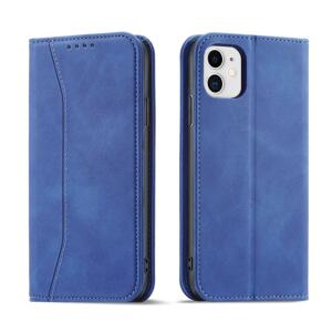 Magnet Fancy Case elegantní knížkové pouzdro na iPhone 12 6.1" Blue