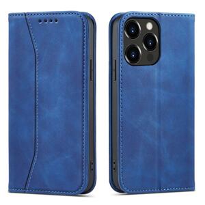 Magnet Fancy Case elegantní knížkové pouzdro na iPhone 12 Pro MAX 6.7" Blue