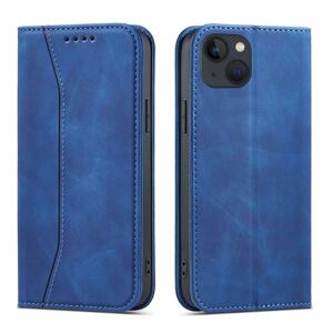 Magnet Fancy Case elegantní knížkové pouzdro na iPhone 13 Mini 5.4" Blue