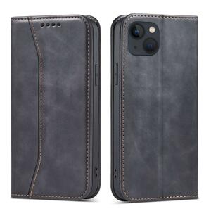 Magnet Fancy Case elegantní knížkové pouzdro na iPhone 13 6.1" Black