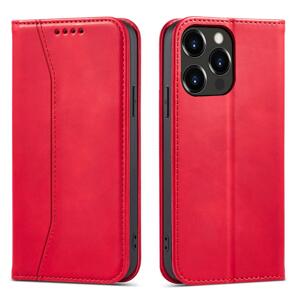 Magnet Fancy Case elegantní knížkové pouzdro na iPhone 13 Pro 6.1" Red