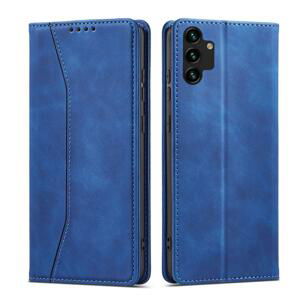 Elegantní knížkové pouzdro na Samsung Galaxy A13 4G/5G Magnet Fancy Case Blue