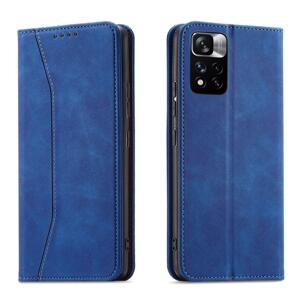 Magnet Fancy Case elegantní knížkové pouzdro na Xiaomi Redmi Note 11 PRO / Note 11 PRO 5G Blue