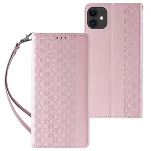 Magnet Case elegantní knížkové pouzdro s poutkem na iPhone 13 6.1" Pink