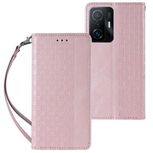 Magnet Case elegantní knížkové pouzdro s poutkem na Samsung Galaxy A52 / A52 5G / A52s 5G Pink